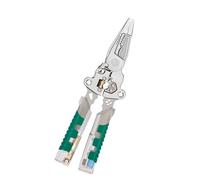 Outil de danse dense et pliable avec stylo électrique intégré pour détecter les câbles sous tension et dénuder les câbles d'électricien - Testeur multifonction de détection de câbles d'entretien de