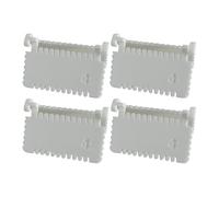 Outil de de bord, multifonction, 4 pièces, règle d'ourlage des doigts, ensemble de jauges de, compact et portable, pour tressage droit, courbe, matelassage, artisanat, décoration en