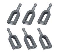 Outil de de fil de forage électrique, embout de liaison de câble Hexagonal pour Installation de filet de maillon de chaîne de tuyau, outil de de fil facile à utiliser