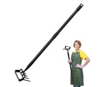 Outil de de Jardin,à Main Robuste à poignée Ergonomique avec râteau - Outil de râteau en métal utilisé pour Creuser, jardiner, désherber