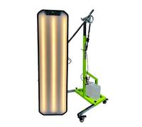 Outil de débosselage sans peinture (DSP) avec réflecteur LED intégré, support réglable, 2 modes d'éclairage, luminosité ajustable, pour la réparation de carrosserie automobile(Green)