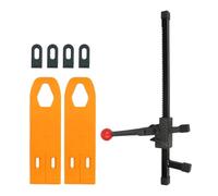 Outil de débosselage sans peinture, kit de réparation de carrosserie, extracteur de bosses for voiture avec 2 languettes de tirage de colle, extenseur manuel, couleur orange(1Set)
