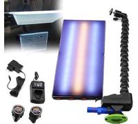 Outil de débosselage sans peinture - Lampe LED PDR avec 3 bandes pour réparation de bosses de voiture, lumière 12 V pour un retrait efficace des bosses