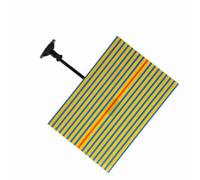 Outil de Débosselage sans Peinture, Panneau de Ligne de Réflecteur de Vérification avec Base à Ventouse Solide, Jaune et Bleu