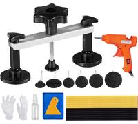VEVOR Outils de Débosselage sans Peinture 25PCs Kit Débosselage Carrosserie Réparable 0,5-9 cm avec Pont Extracteur Pistolet à Colle Languettes Bâtons de Colle Réparation de Carrosserie sans Dommage