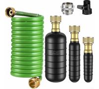 Outil de débouchage de canalisation, 3 pièces avec tuyau évolutif, nettoyage efficace des tuyaux pour éviers, douches et piscines (vert)
