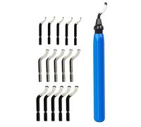 Outil de débrage bleu professionnel avec cutter 10/15 pour enlever avec précision les bavures dans les applications industrielles Outil de débrissage en plastique