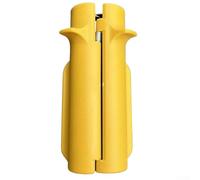 Outil de décapage d'épines de rose - Outil de nettoyage des feuilles et des fleurs - Outil de décapage d'épines de rose en acier au carbone (jaune)