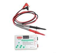 Outil de décharge de condensateur numérique 10-1000 V avec voltmètre, dispositif de sécurité haute tension rapide pour l'entretien des électriciens, aucune polarité nécessaire, modèle FDQ1 bleu/vert