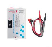 Outil de décharge de condensateur numérique, 1000 V, décharge rapide haute tension avec voltmètre, dispositif de test CC/AC sûr pour l'entretien, sans polarité, blanc FDQ1