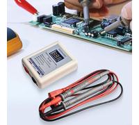 Outil de décharge de condensateur numérique Gdfnmogo 800 V avec voltmètre, stylo à décharge rapide à haute tension pour un entretien électronique sûr, corps en ABS avec antigel PVC (montrer en rouge)