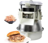 Outil de déchiqueteuse de poulet en acier inoxydable, déchiquetage rapide en 10 secondes, capacité de 79,8 kg/h, moteur à faible bruit, pièces amovibles, couvercle transparent pour un usage domestique