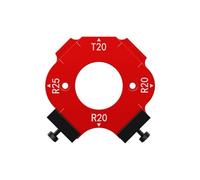Outil de découpe d'angle rond pour le travail du bois pour armoire, coin de garde-robe, commutateurs, trous R20/R30/R35