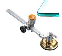 Outil de Découpe du Verre,Ventouse Rotative à 360 Degrés,Coupeur Circulaire Verre pour Usage Intensif - pour Bricolage Encadrement Pose de Miroir Projets Artistiques