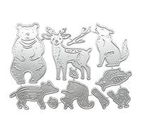 Outil de découpe en métal en acier au carbone Animaux Groupes Pochoir fait à la main Pochoir pour Scrapbooking Scrapbook Décoration