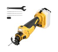 Outil de découpe sans fil pour cloisons sèches pour batteries DEWALT 18V 20V, scie rotative sans balais pour cloisons sèches avec 3 vitesses variables 20000 25000 30000 pour la coupe de feuilles de
