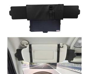 Outil de déflexion de la lumière du soleil avec cadre en cuir synthétique renforcé et panneau optique en polycarbonate pour une visibilité diurne continue