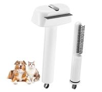 Outil de Démêlage Efficace Brosse pour Chien pour La Perte de Poils D'animaux Brosse à Pointes Métalliques Arrondies Peignes de Toilettage pour Chats Et Chiens