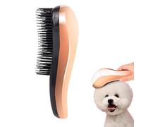 Outil de démêlage pour chat - Brosse à prise en main humanisée pour petits chiens et poils emmêlés - Toilettage pour chats et chiens, brosse à sous-poil, garde le pelage lisse et doux