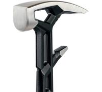 Fiskars Marteau multifonction IsoCore M – pour démolition, 46,2 cm, 1,38 kg, Noir/Orange
