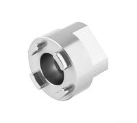 Outil de démontage de bouchon de manivelle pour pédalier SRAM pour pédalier Dub - Kit de réparation de vélo en alliage d'aluminium avec vis - Noir - 25 mm (C-Argent)