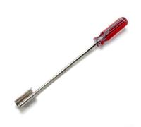 Outil de démontage de connecteur BNC de 30,5 cm de long et 20 mm de large pour extraction de connecteur de câble coaxial, démontage et installation sur vidéo haute densité (rouge)