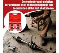 Outil de démontage de Manchon d'arbre, kit de Restauration de Filetage - Clé de réglage, Restauration Rapide et Professionnelle de l'essieu pour Bateau, mobilier d'extérieur, Jardin