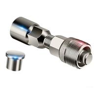 Outil de démontage de manivelle de vélo sans joint - Extracteur de manivelle en acier robuste pour vélos électriques de montagne, de route, maison, bricolage - Argent (B)