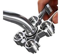 Outil de démontage de mousseur de robinet,Clé retrait robinet 12-en-1 | Clé multifonction mousseur - Pour usage domestique, cuisine, douche, lave-vaisselle, plomberie, résidentiel, commercial et évier