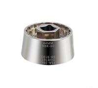 Outil de démontage de pédalier de vélo 5 en 1 en acier chrome-molybdène trempé pour 44 mm R60 BB-9100 DUB16T FSA386 pour SRAM et Campagnolo, argent