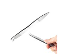 Outil de démontage de plinthe automobile en acier inoxydable | Capuchon de gâche de marteau, ouverture de fourche plate pour panneaux de porte, clips de garniture, démontage intérieur