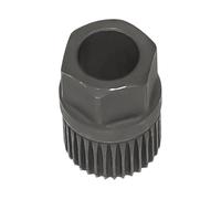 Outil de démontage de poulie de générateur, clé à pignon 33 dents, accessoire de démontage compact, construction en acier, poignée antidérapante, entretien moteur, réparations, automobile