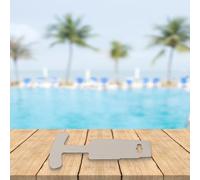 Outil de démontage de siège de boule oculaire de piscine en acier inoxydable pour buses Hayward Hydrostream SP1419A/B/C/D/E - 3,5 x 8 x 13 cm en métal pour piscine et raccord T