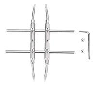 Outil de Démontage D'Objectif, Conception à Double Pointe, clé Tic Tac Toe avec 2 Vis Hexagonales et clé Hexagonale e Réparation d'entretien pour Objectif à Ouverture 5