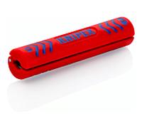 Outil à dégainer 100mm, câbles coaxiaux 4,8 à 7,5, câbles ronds 3 x 0,75 mm² Knipex 16 60 100
