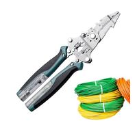 Outil De Dénudage De Fils | Coupe-Câble avec Fonction de Mesure de Courant,Dénudeur de Fils Multifonctionnel - Pour Les Électriciens La Maintenance Et Les Enthousiastes Du Bricolage Pour Les Connexion