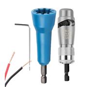 Outil de dénudage et de torsion, pince à dénuder électrique, outil de dénudage électrique, outil de dénudage électrique ergonomique, kit d'outils d'électricien, outil rotatif pour écrou de fil