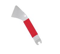 Outil de dépose de garniture automobile, levier en acier, Red | Encoche fourchue à pointe fine incurvée pour le service du panneau de tableau de bord de porte