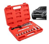 Outil de dépose de joint de soupape 11 pièces universel ergonomique robuste | Kit extracteur de joint de queue de soupape pour garage atelier usine entrepôt piste magasin station