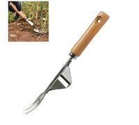 Outil de Désherbage Manuel de Jardin en Acier Inoxydable pour Un Désherbage Efficace - Extracteur de Mauvaises Herbes Manuel de qualité Supérieure 30 Cm, Idéal pour Un Usage Domestique