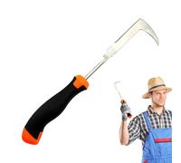 Outil de désherbage Manuel - Désherbeur Manuel - en Acier Inoxydable - Outil Multifonction - Extracteur d' - Extracteur de Gazon et pioche - Ergonomique pour Le desserrage du Sol de la pelouse