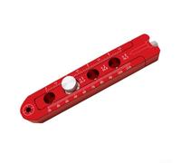 Outil de dessin circulaire avec bras réglables pour le travail du bois pour la conception artistique et les applications mathématiques, construit en alliage d'aluminium léger