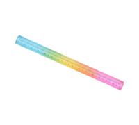 Outil de dessin de géométrie règle 30 Cm avec corps en acrylique | Guide d ' échelle métrique de dégradé transparent pour les tâches de dessin et d ' étude sur papier, l ' utilisation en
