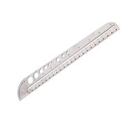Outil de dessin de précision en acier de 22,9 cm avec échelle, longue durée de vie, instrument de mesure réutilisable, instrument de mesure de précision