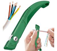 Outil de détorsion de câbles réseau, peigne redresseur de fils, dénudeur pour câbles de catégorie 5/6, séparateur de paires de fils torsadés en métal 1,3 mm, poignée ergonomique efficace pour