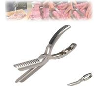 Outil de développement de barbecue en acier inoxydable avec poignée ergonomique, kit d'outils professionnel pour retirer les membranes nervurées, accessoires pour les amateurs de barbecue, passe au