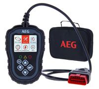 Outil de diagnostic - AEG - OBD2 Evol 2 - Test démarrage - État circuit de charge - Lecture codes défauts