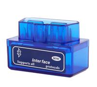 Outil de Diagnostic Auto Bluetooth V2.1, 327 Scanner Diagnostic Voiture pour Android/iOS/Windows, Lecteur de Code Voiture pour Diagnostic Système Moteur -II, Erreur Codes, Température