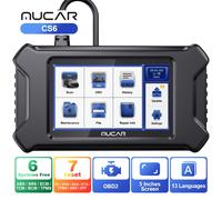 Outil de diagnostic automobile MUCAR CS4 CS6 OBD2, scanner automobile avec systèmes ABS, SRS, ECM, TCM, BCM, TPMS, 5/7 réinitialisations, gratuit à vie MUCAR CS6