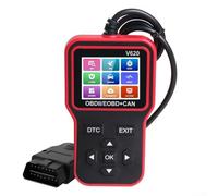 Outil de diagnostic automobile V620, testeur de batterie 12 V et lecteur de codes d'erreur avec analyse du flux de données, grand écran LCD testeur électrique pour dépannage de véhicules de voiture